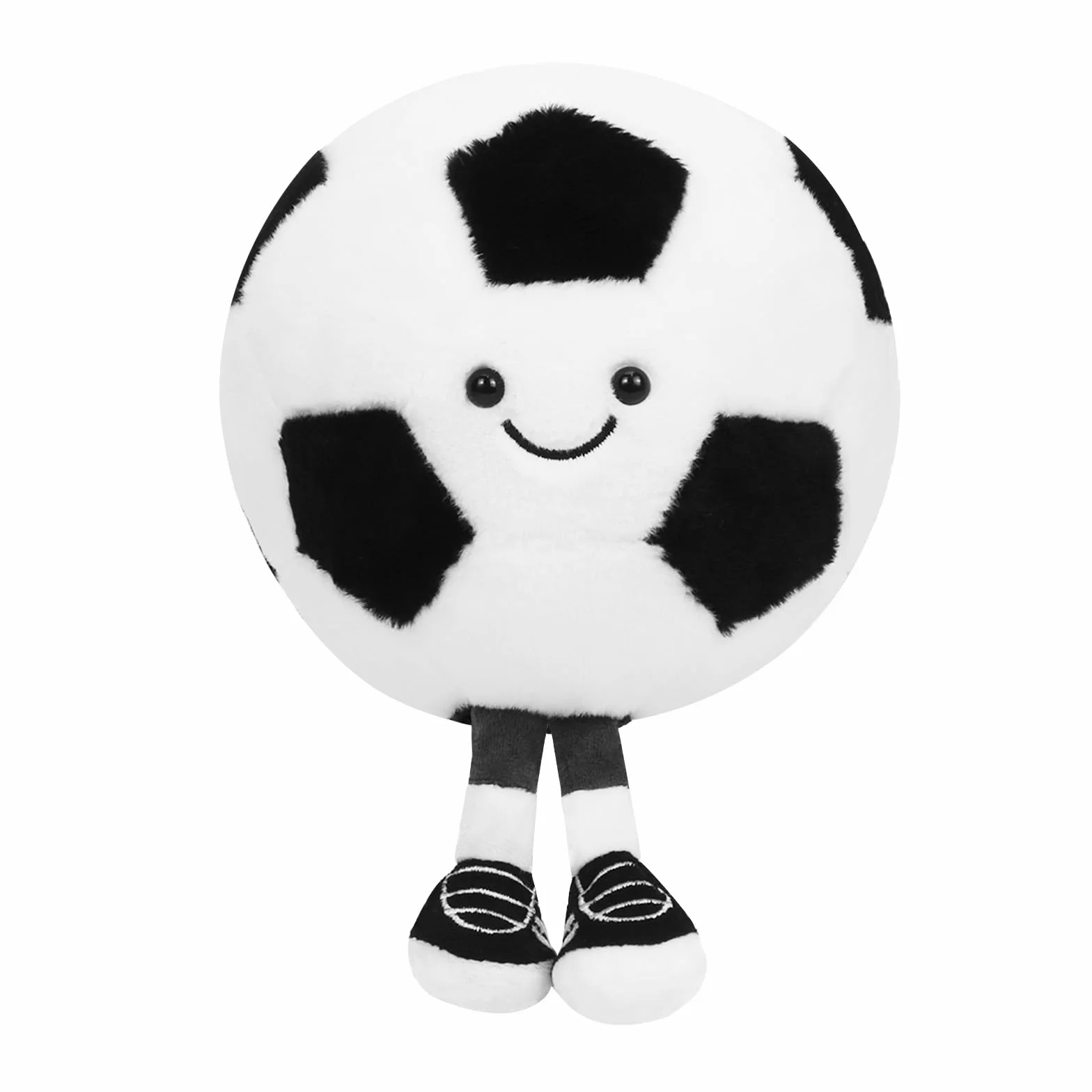 Peluche de fútbol Capaneus, cojín suave para asiento, juguete de peluche, regalo para niños y amantes del fútbol