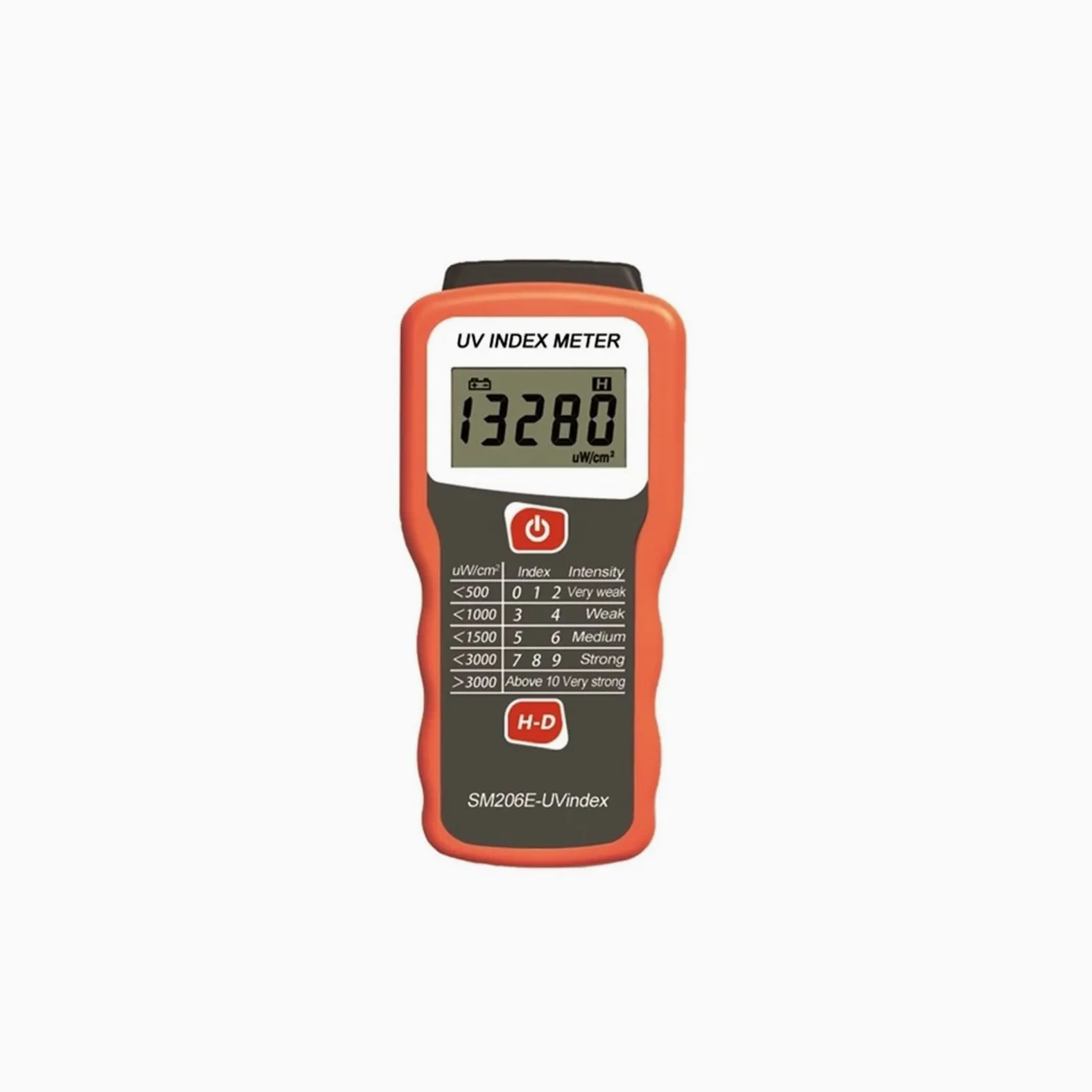Medidor UVB Digital Medidor de índice UV Digital portátil, Detector Rendimiento Bloqueo radiación Ultravioleta, Intensidad irradiación Rayos UVA y UVB en la luz Solar