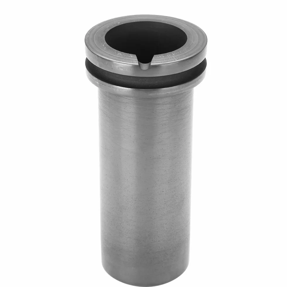 Crisol de grafito de alta pureza molde lingote 3 kg para joyería fundición aluminio latón