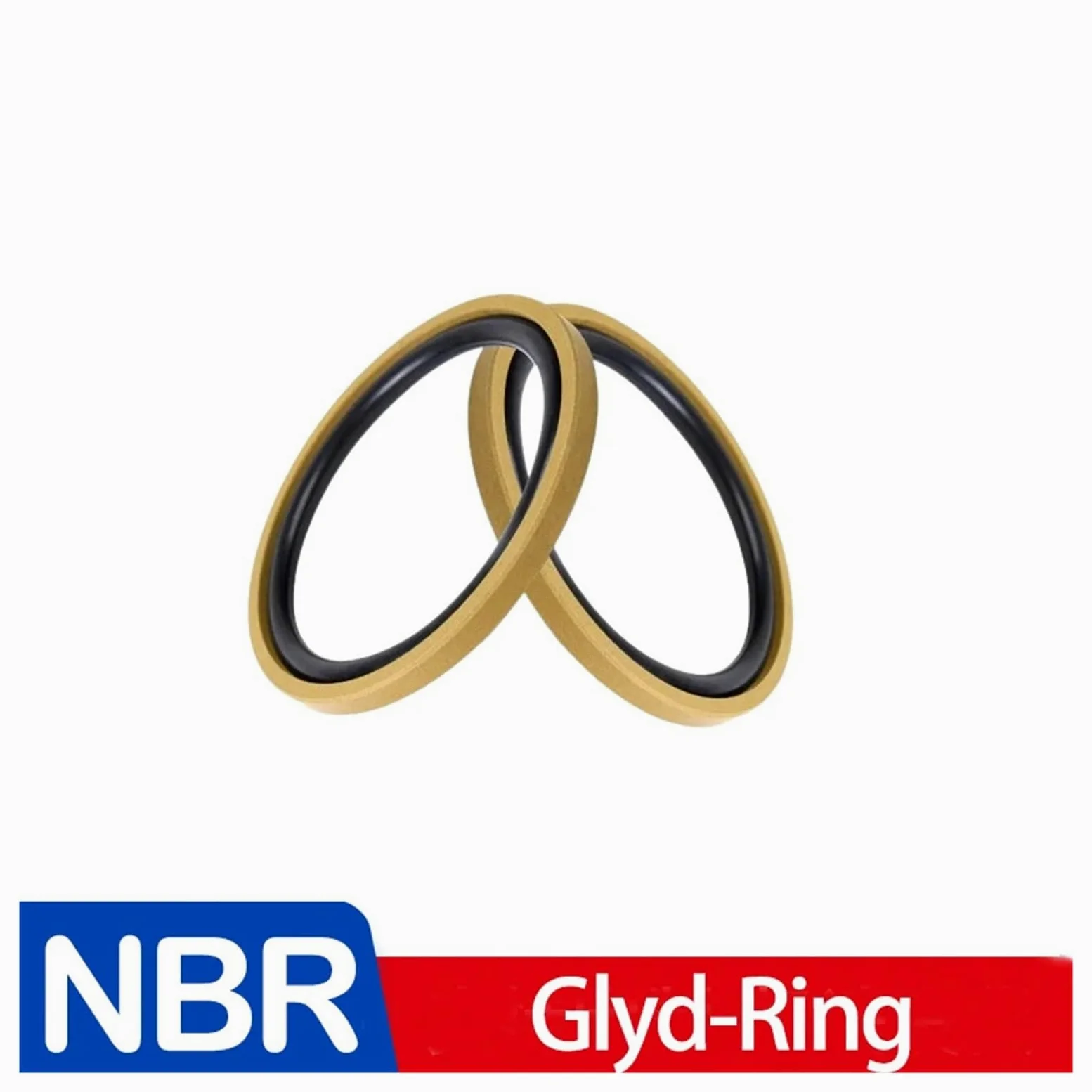 1 sello alternativo de cilindro hidráulico, anillo de PTFE y junta tórica NBR.(105x94x4.2mm)