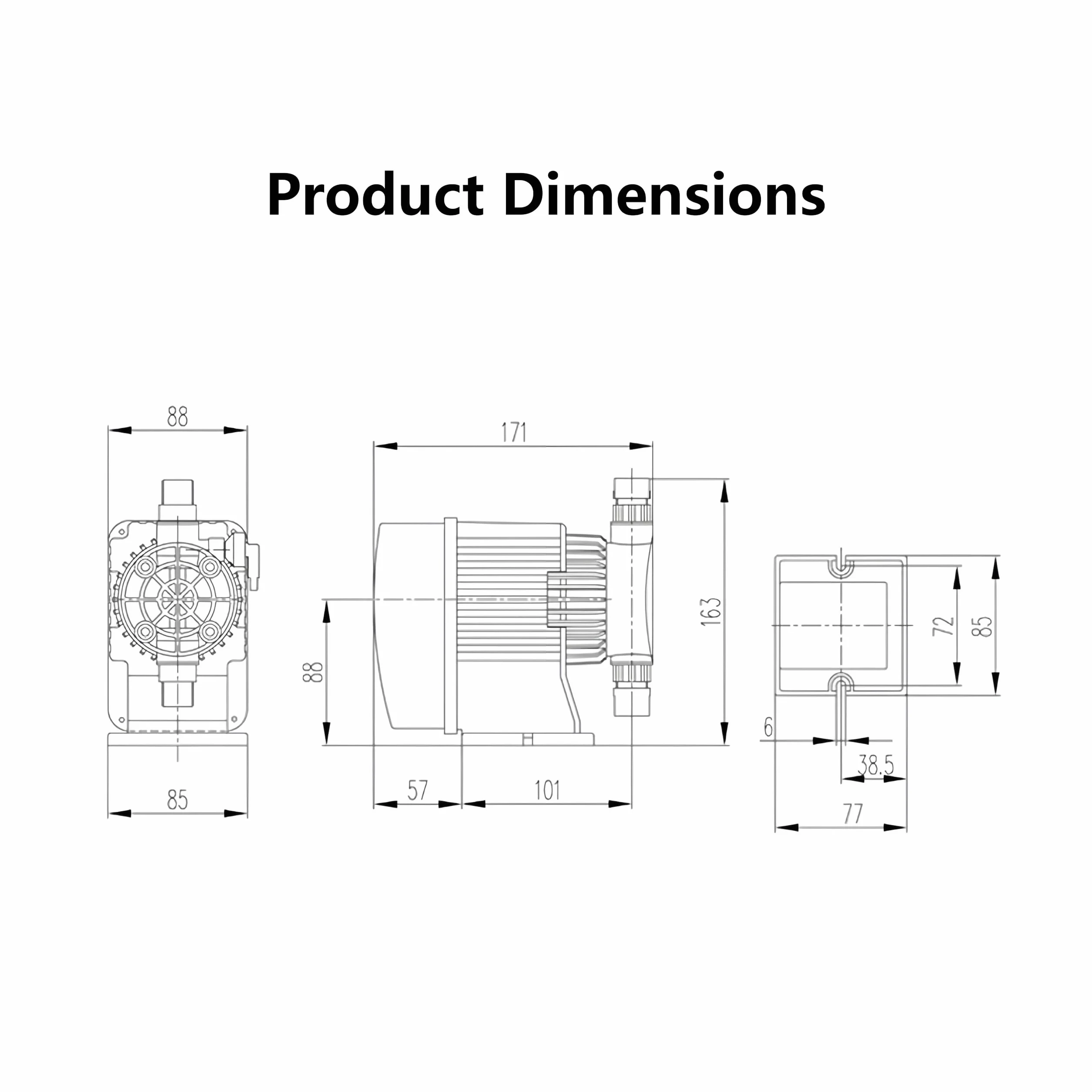 Bomba dosificadora electromagnética de diafragma de 220 V CA, 1-20 L/H, resistente a ácidos, álcalis, 1-7 bar para tratamiento de agua, inhibidor de escamas desinfectantes de cloro (20 l/h 1 bar)