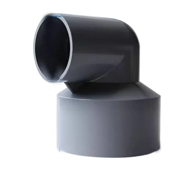 Accesorios de tubería de PVC, Juntas de codo reductoras PVC, accesorios for tanque peces acuario, conectores tuberías agua for jardín, riego agrícola, 1 ud(Gray,110 63mm)