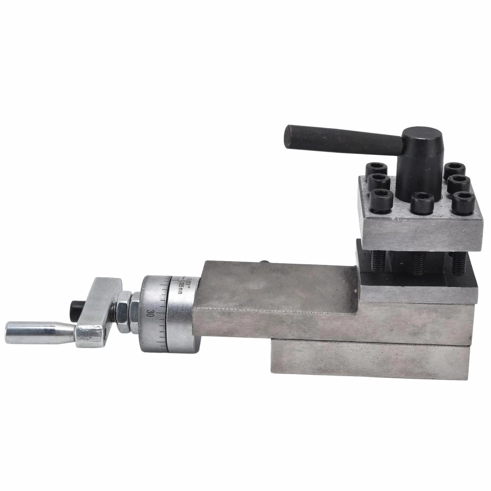 SUNGOOYUE Portaherramientas Mini Accesorios de Torno Portaherramientas de Torno de Metal de 2 Vías Conjunto de Rápido para Maquinistas HT250 Hierro Gris