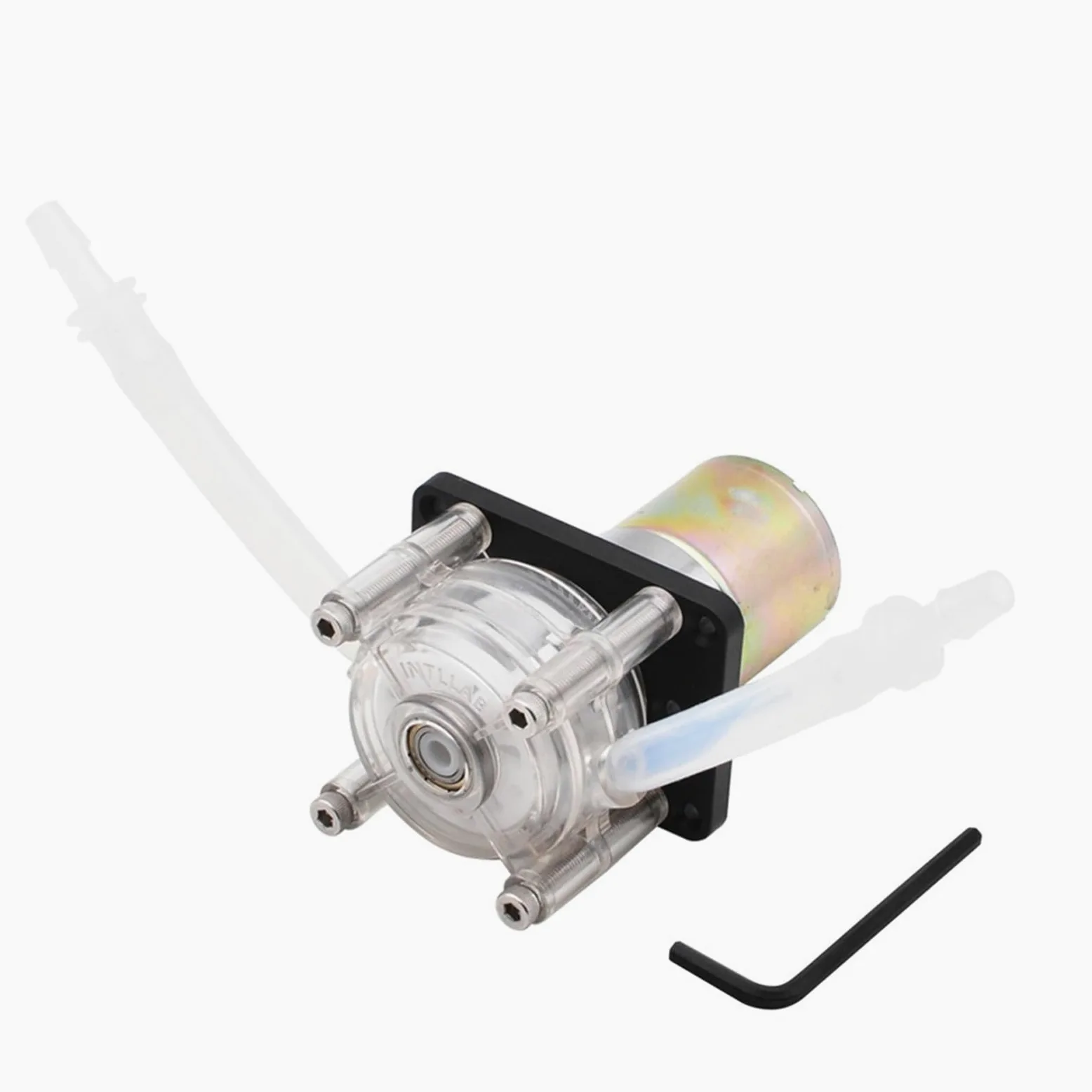 Bomba dosificadora peristáltica de 12 V/24 V CC for aplicaciones de acuario y laboratorio.(170-460mL-12V)