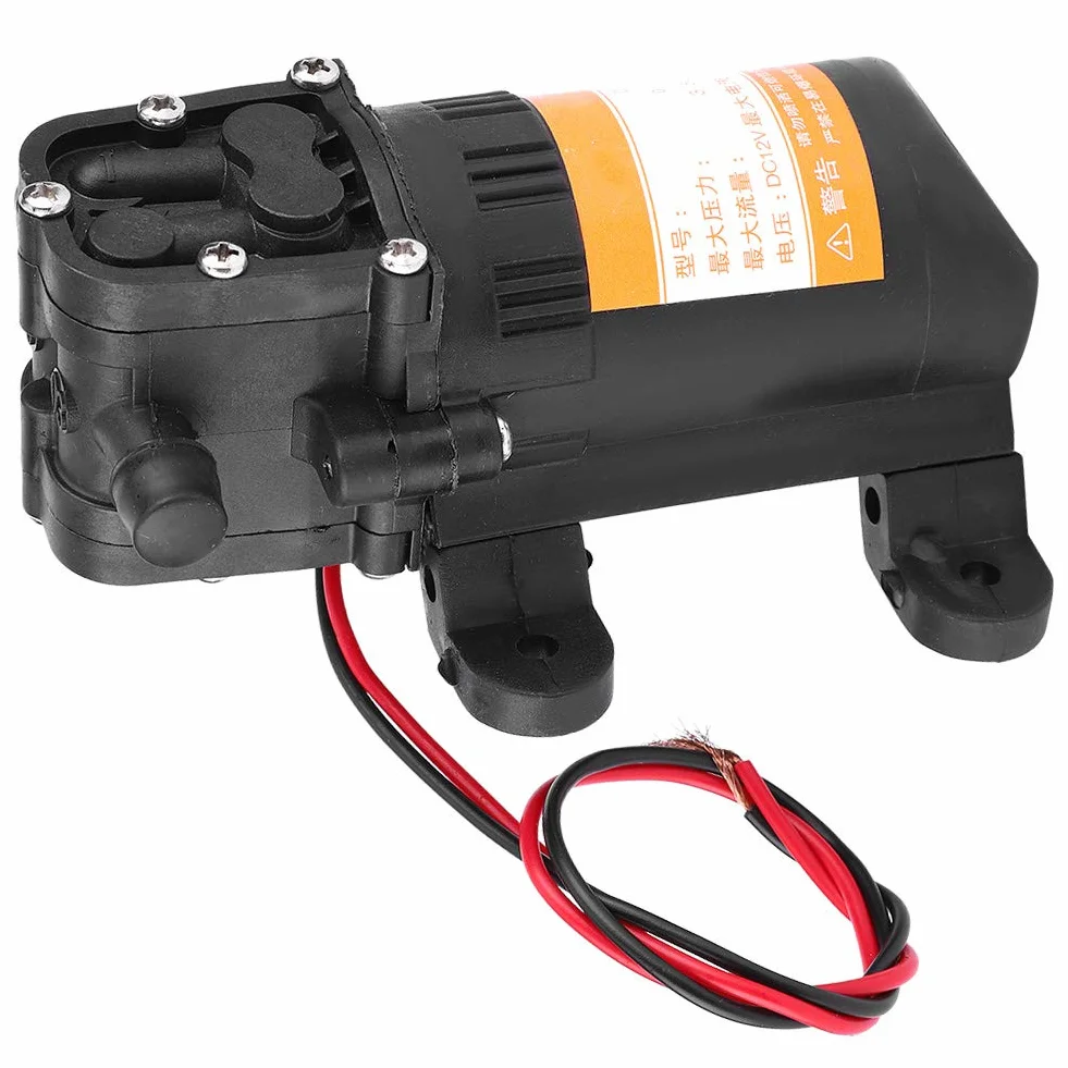 Bomba de Agua 12V Autocebante de Diafragma 0.48MPA 3.5L/Min para Jardín Caravana Camping