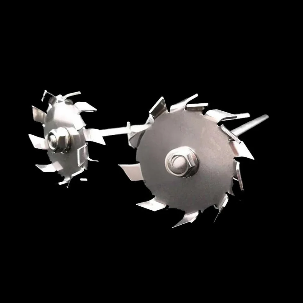 Equipos y suministros de laboratorio Disco de dispersión acero inoxidable SUS304, 1 juego cuchillas con varilla agitadora