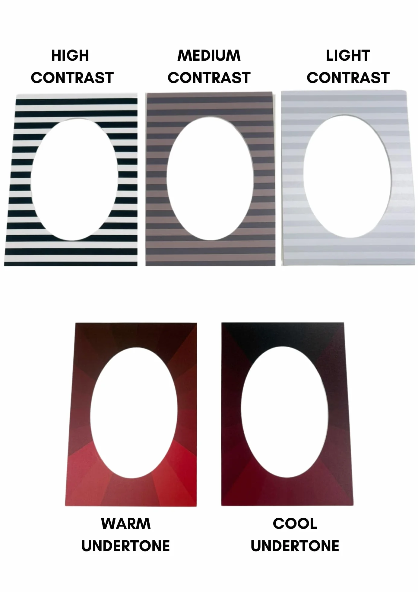 Maison Image Academy Cofre de marcos básicos para armacromia Kit análisis de color profesional