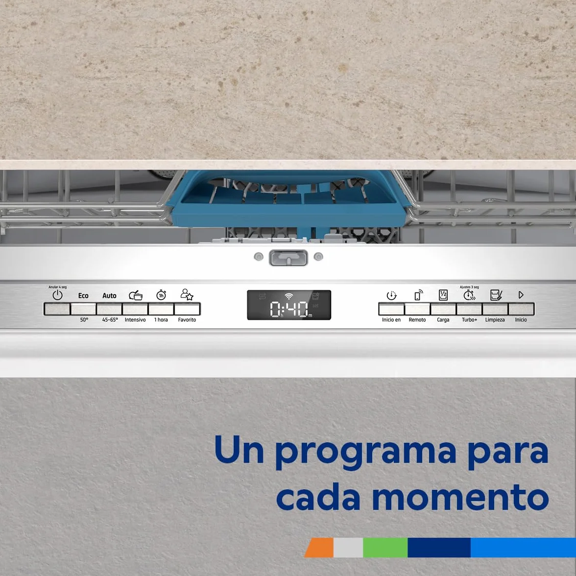 Balay Lavavajillas integrable 14 servicios Motor ExtraSilencio Home Connect Panel Acero antihuellas 3VF6360SA