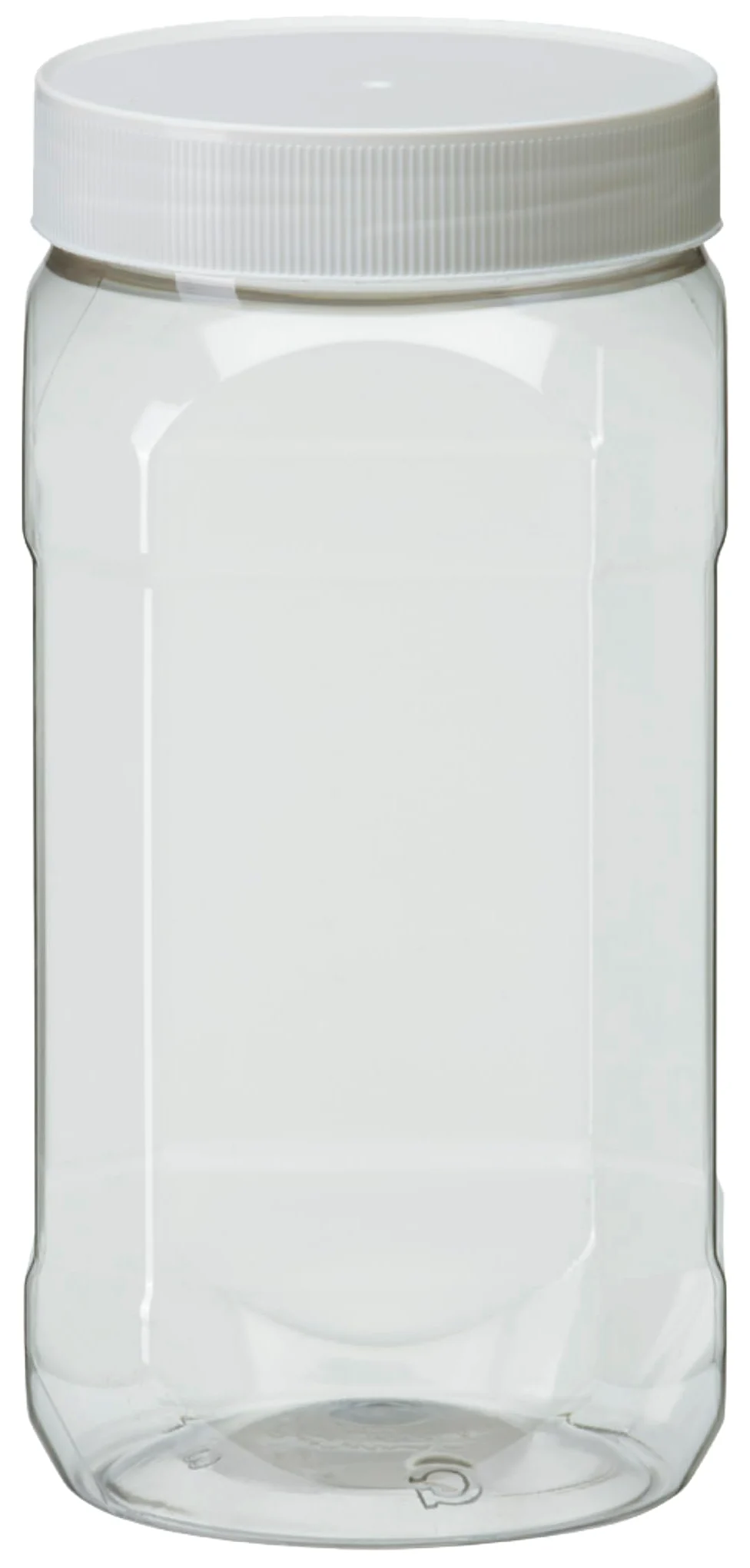 neoLab 10 botellas transparentes de boca ancha, 1000 ml, 175 mm de altura, con tapón de polipropileno, transparente