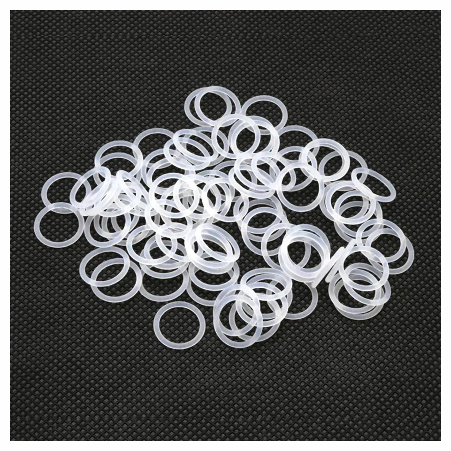 50 juntas tóricas VMQ CS de 1/2/3/4 mm de grosor, color, resistentes al agua, redondas, de silicona.(OD 80mm,CS 4mm)