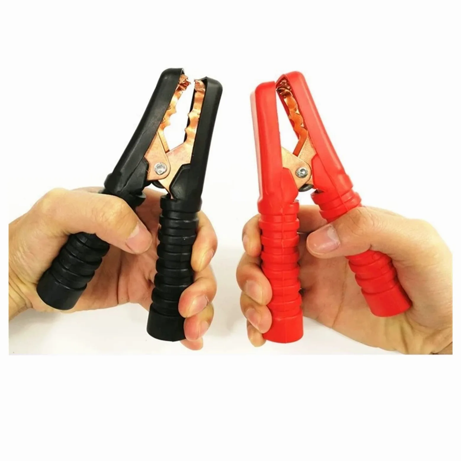 Pinzas de cocodrilo for Coche Abrazaderas for batería Pinza de cocodrilo 200A Rojo + Negro Amablemente
