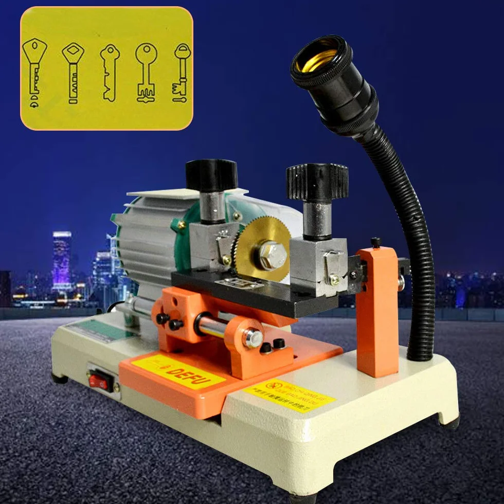 120 W máquina copiadora de llaves 238RS profesional horizontal máquina de llave fresadora de llaves 220V herramienta de cerrajero