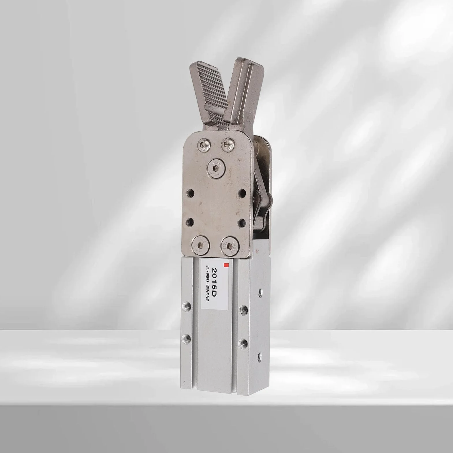 Cilindro neumático pinza doble acción, 0,15-0,7 MPa, fuerza 1 kN