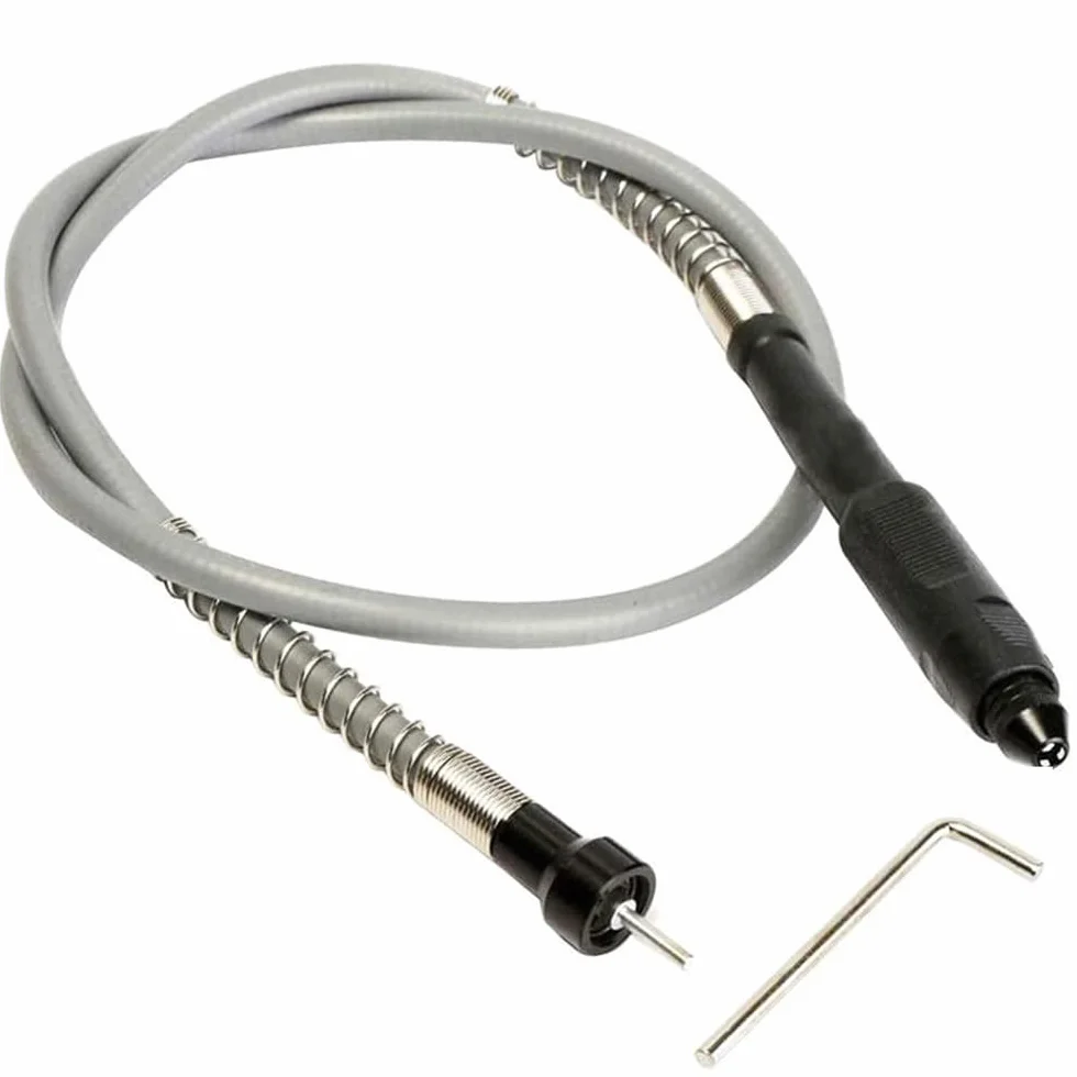 Treki Eje Flexible para Taladro Extensión Cable Amoladora Giratoria Herramienta Rotativa 0.1-3.175mm