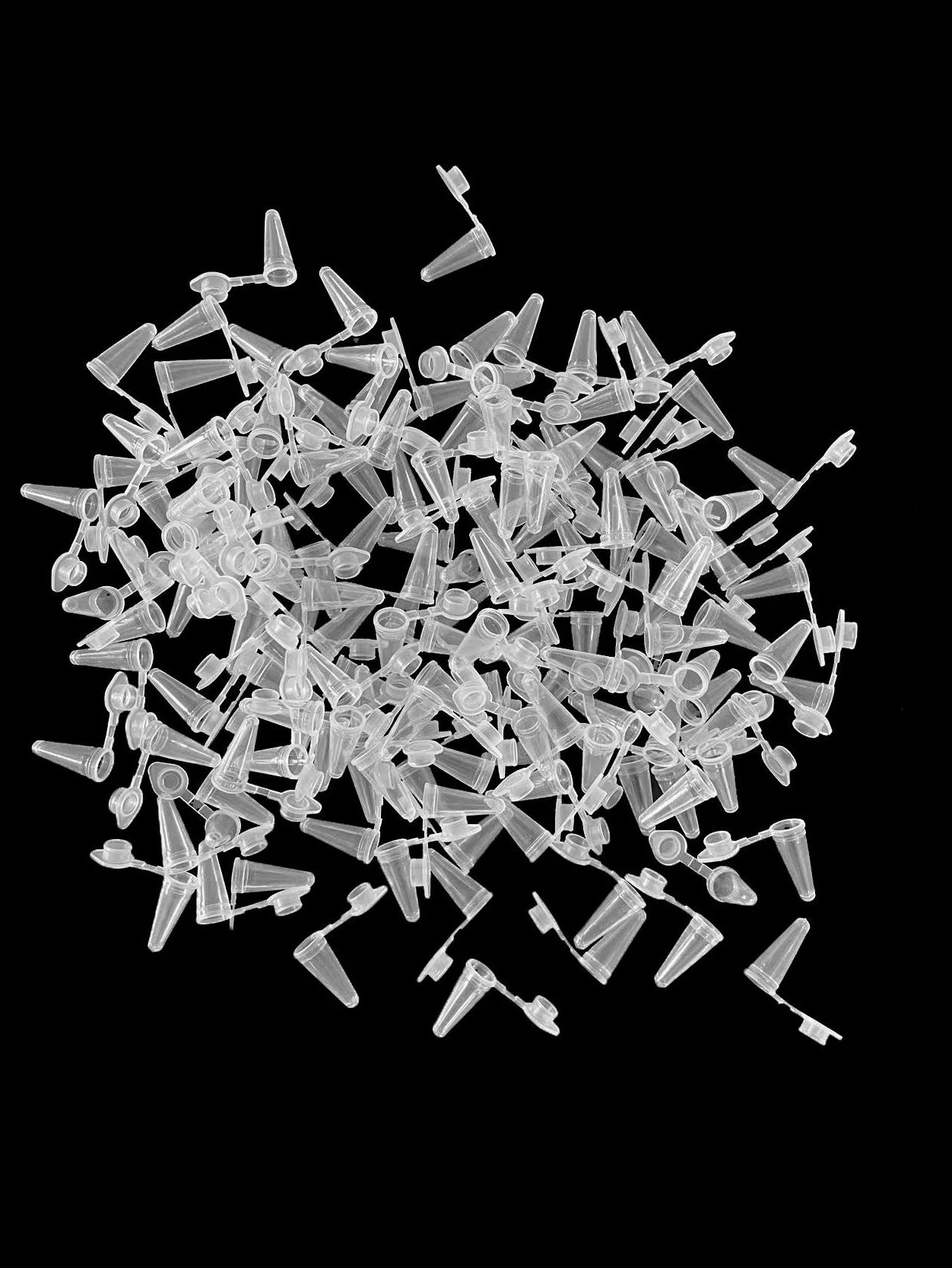 MUHWA Tubo de PCR 0,1 ml con tapa plana, 1000 piezas