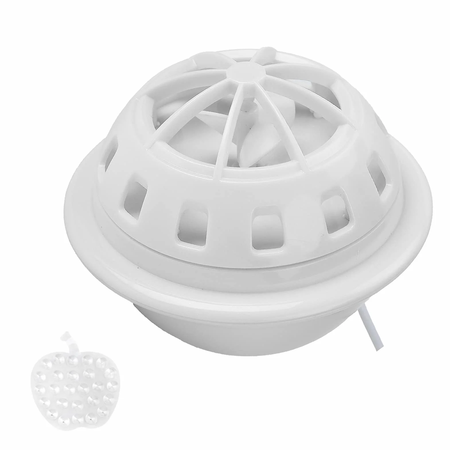 Mini Lavavajillas, Lavavajillas Turbo Portátil con Alimentación USB con Apagado Automático de 15 Minutos Super Shock Wave 2 Modos para Cocina Restaurante Hotel ABS (Blanco)
