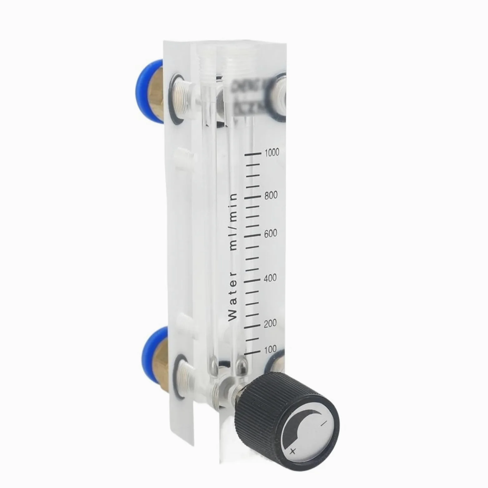 Medidor de caudal de agua líquida de panel LZM-6T de 100-1000 ml/min con rotámetro y válvula de control, ajuste a presión, tubo de 10 mm