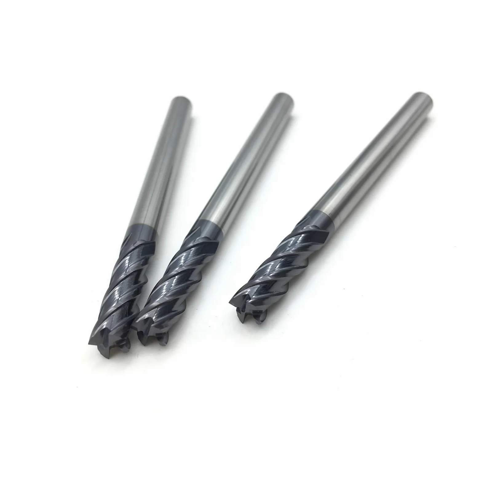 1/5/10 Uds. Fresas de 6mm, 4 flautas HRC50, fresadora de extremo de carburo, fresadora Cnc de acero de tungsteno, cortadora de fresadora, herramientas de corte(10PCS)