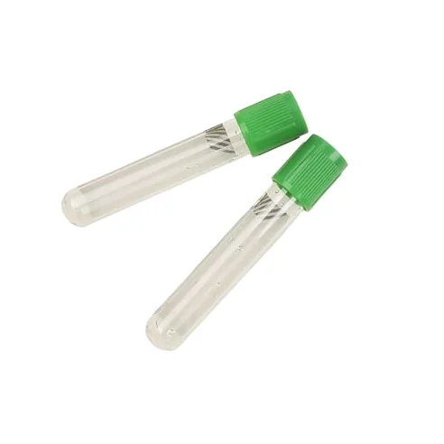 Tubos de recogida de sangre, anticoagulante de heparina, diseño de tapón de rosca para almacenamiento a prueba de fugas, muestreo seguro