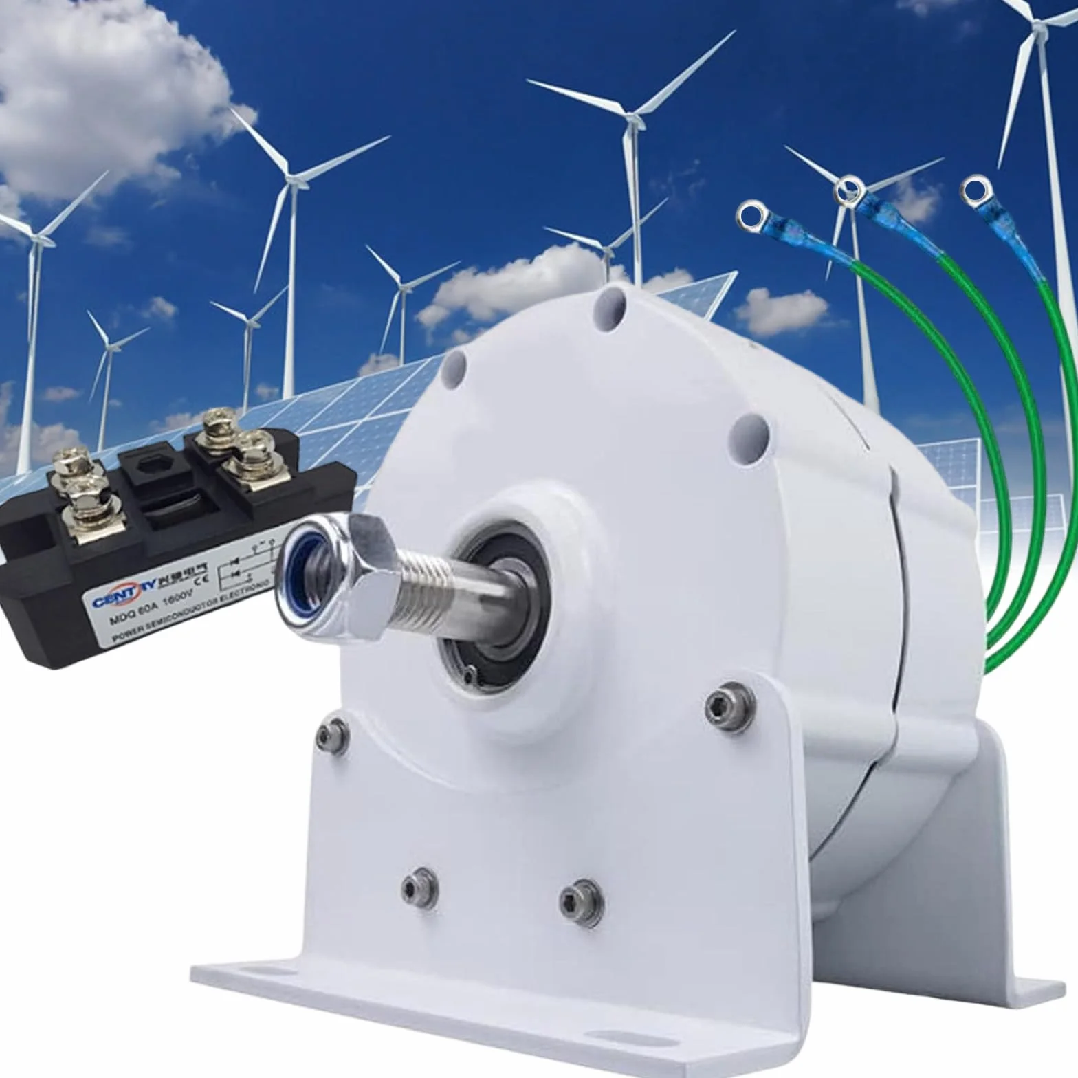 12000W con alternadores de CA generador de Base, 12V -220V sin Engranaje imán Permanente bajo RPM para Viento y turbina de Agua para turbina eólica turbina de Agua,24V