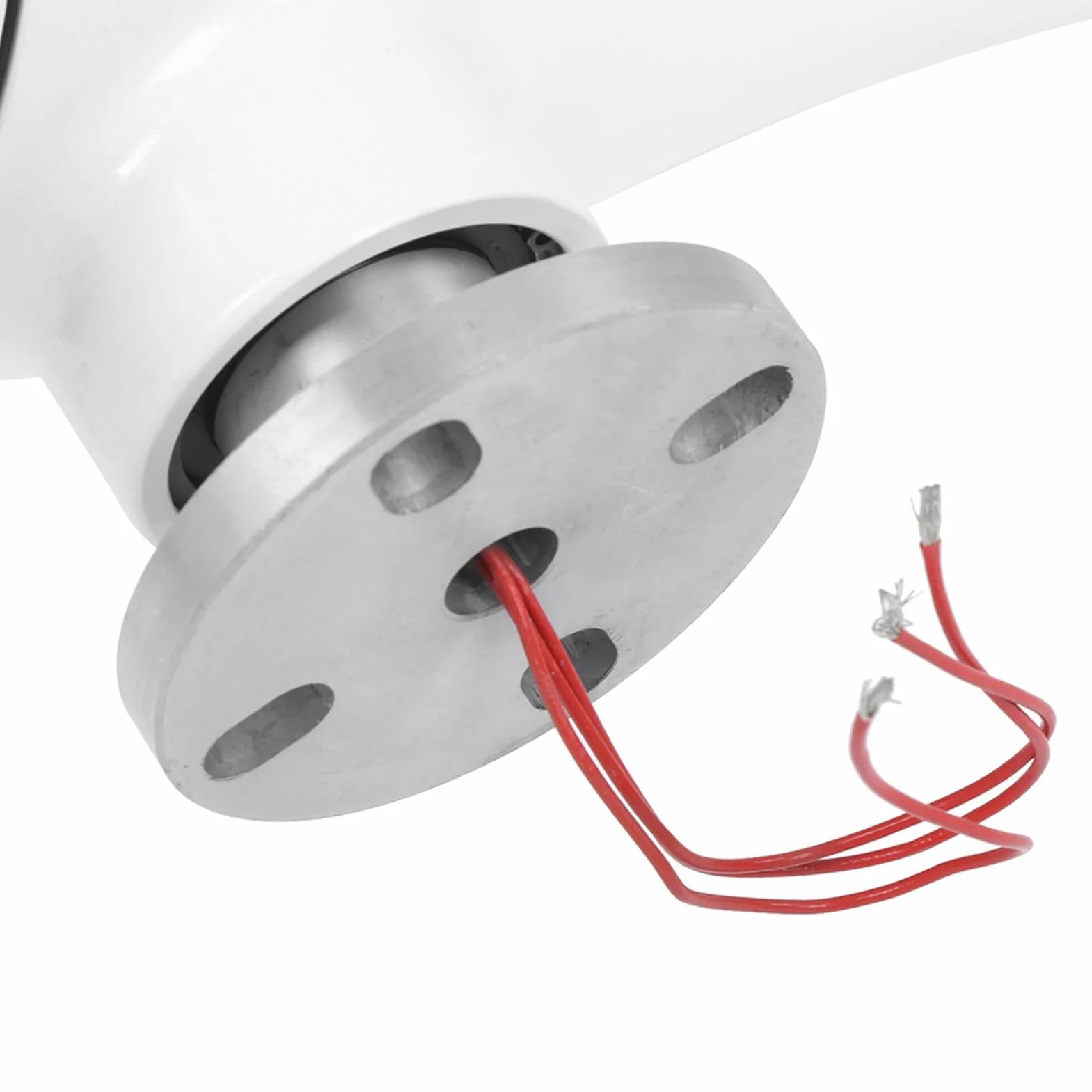Generador de Turbina de Viento 1200W, Kit de Generador de Molino de Viento con 3 Palas Y controlador de Viento Para Carga Marina (White 12V)