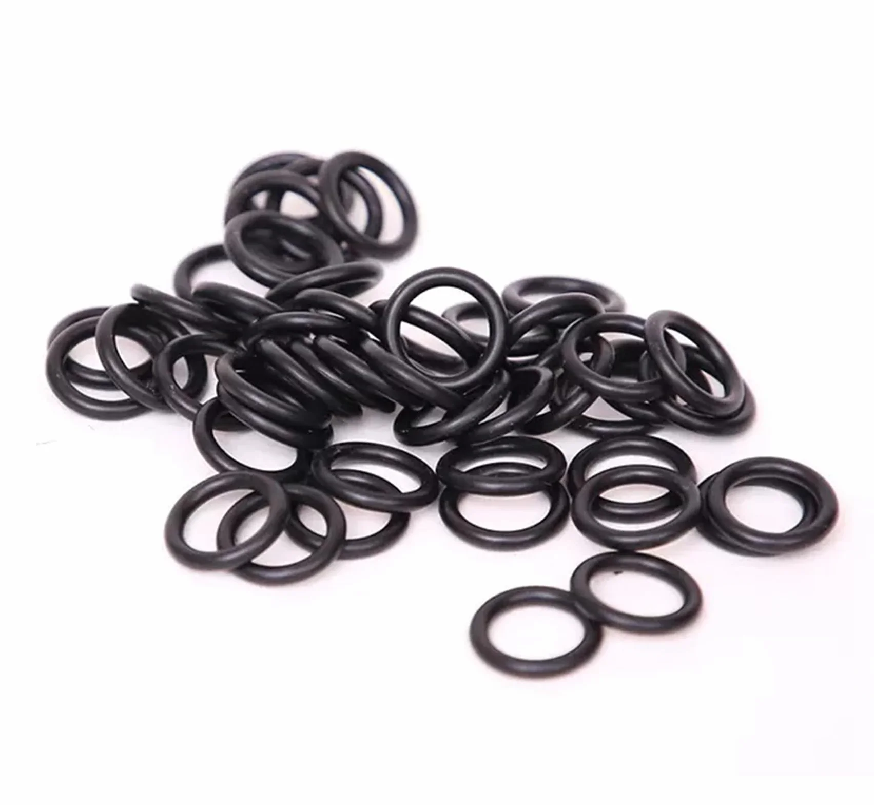 Juntas tóricas de goma de nitrilo 40mm x 48mm x 4mm Negro 10 Piezas