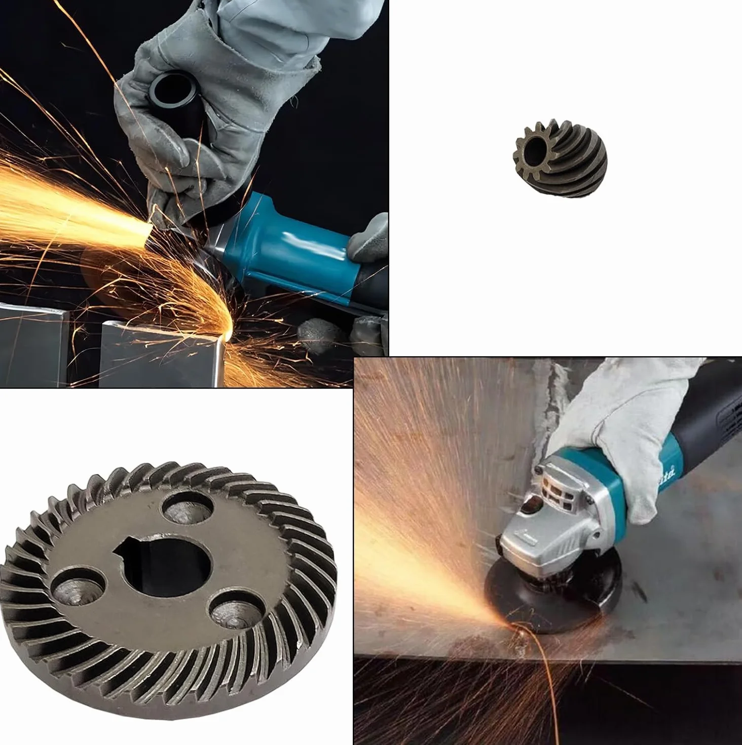 Makita 9553 9555 9557 9558 Engranaje Rectificado Angular 36 Dientes Pinión Cónico 11 Dientes Repuesto