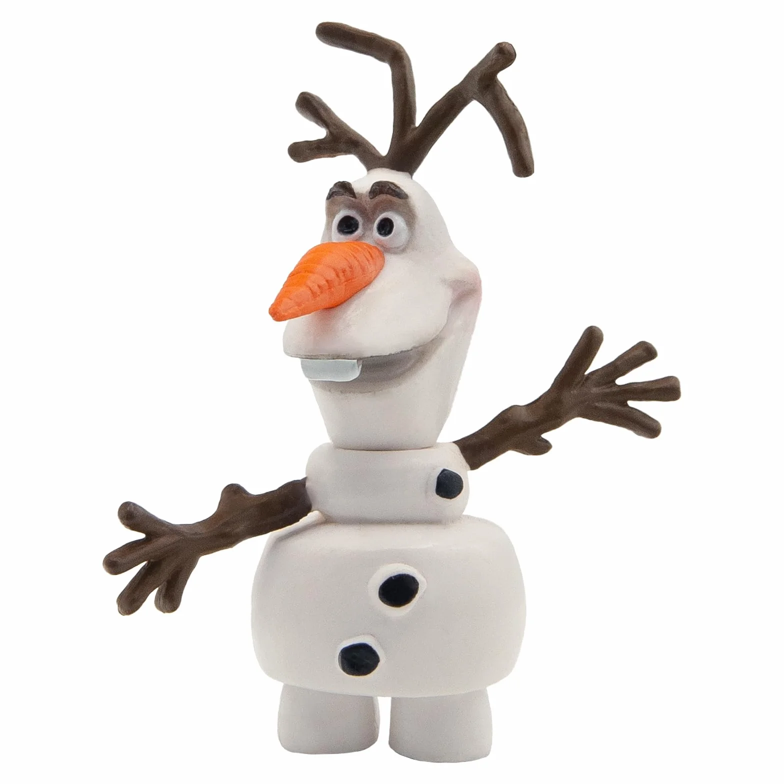 Bullyland Figura de Juego Walt Disney La Reina del Hielo Olaf 4,5 cm Pintada a Mano sin PVC