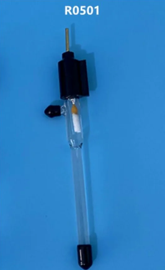 Electrodo de referencia Hg/HgO R0502 R0501 con puente de sal doble y simple
