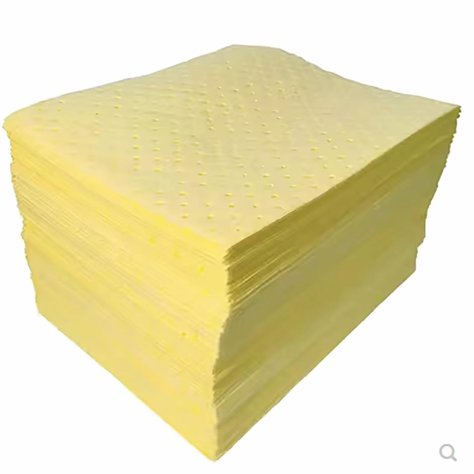 Mats Absorbentes Aceite Alta Resistencia De Polipropileno para Fugas Químicas Absorbe Aceite Agua ácido Y álcali para Aplicaciones Industriales para Uso En Interiores(Size:100pce,Color:Pad/2mm)