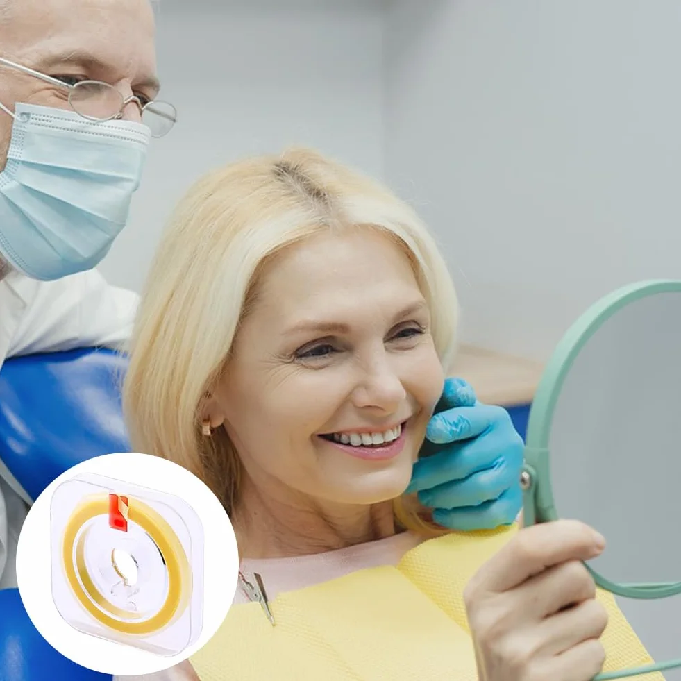 Papel de Lija Dental 20μm Tiras de Pulido Dental para Limpiar Dientes Herramientas de Cuidado Bucal