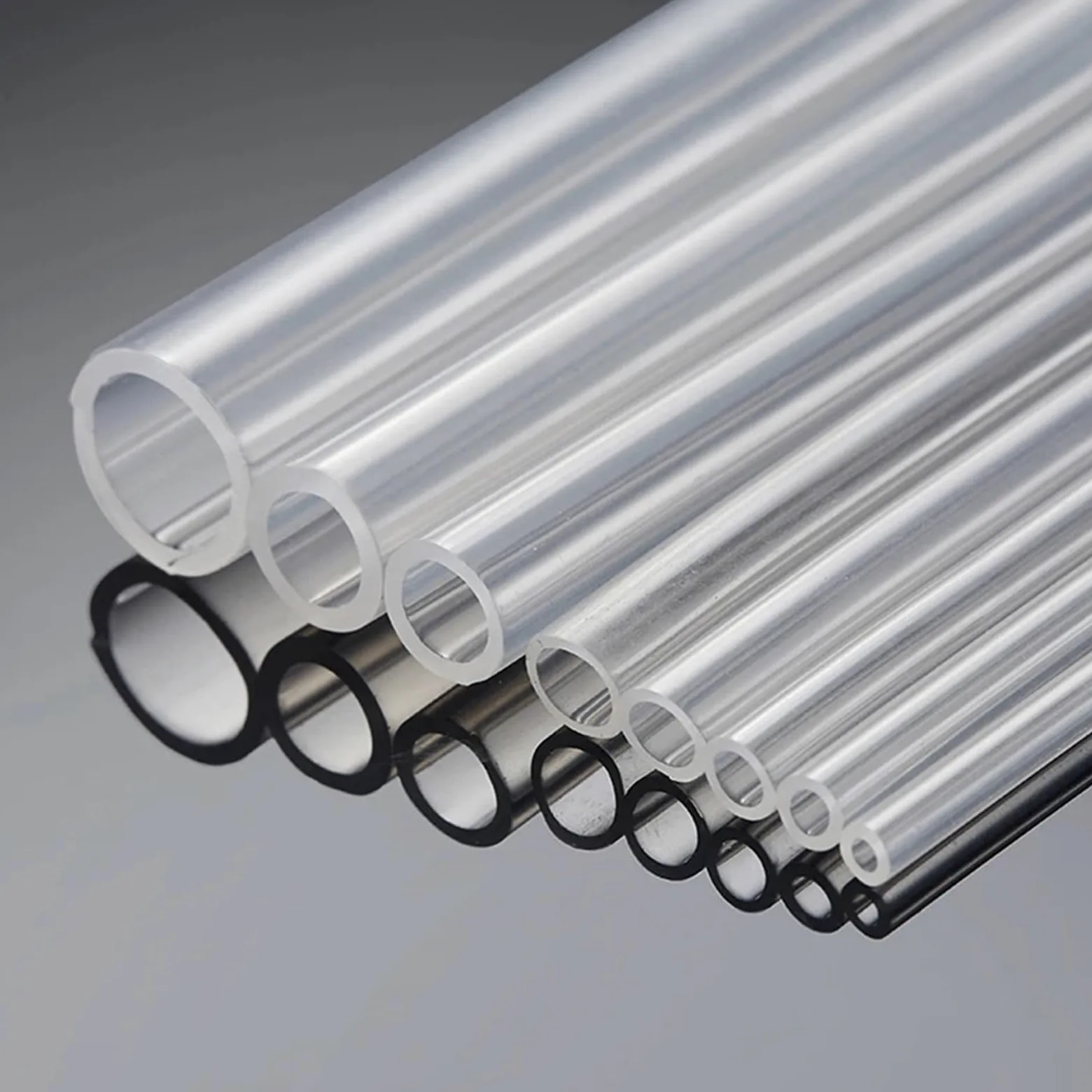 10 unidades de 1 metro de calidad alimentaria transparente de silicona de 5 6 7 8 10 mm de diámetro exterior flexible manguera de gel de sílice para cerveza (7 x 9 mm)