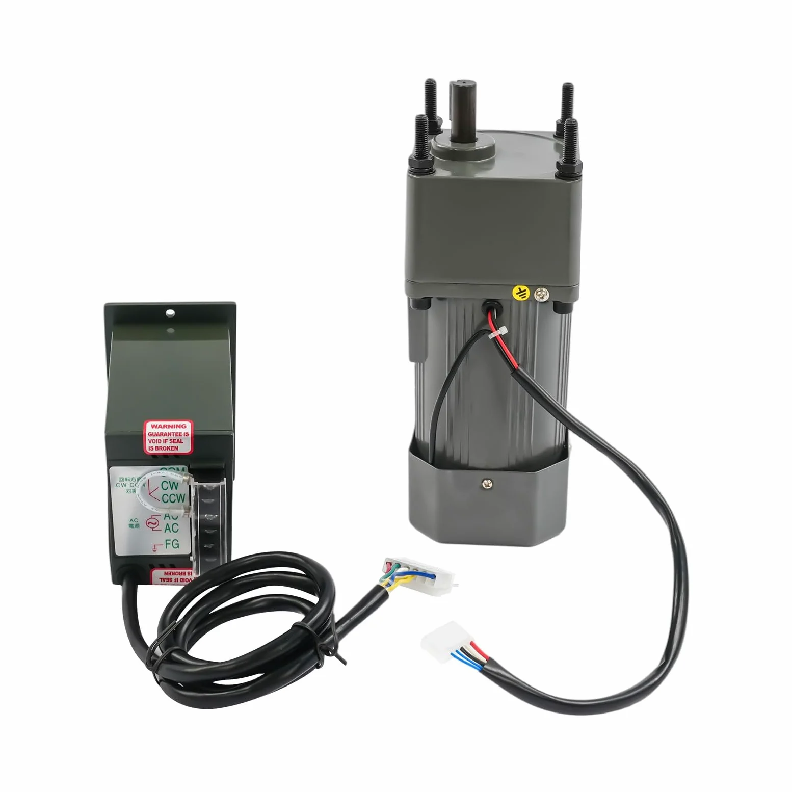 Motor de engranaje de 220 V, 10 K 250 W, motor de engranaje helicoidal con reductor y regulador de velocidad, 135 rpm, velocidad ajustable, 60 dB y 40 uF, motor eléctrico para máquinas de cría de