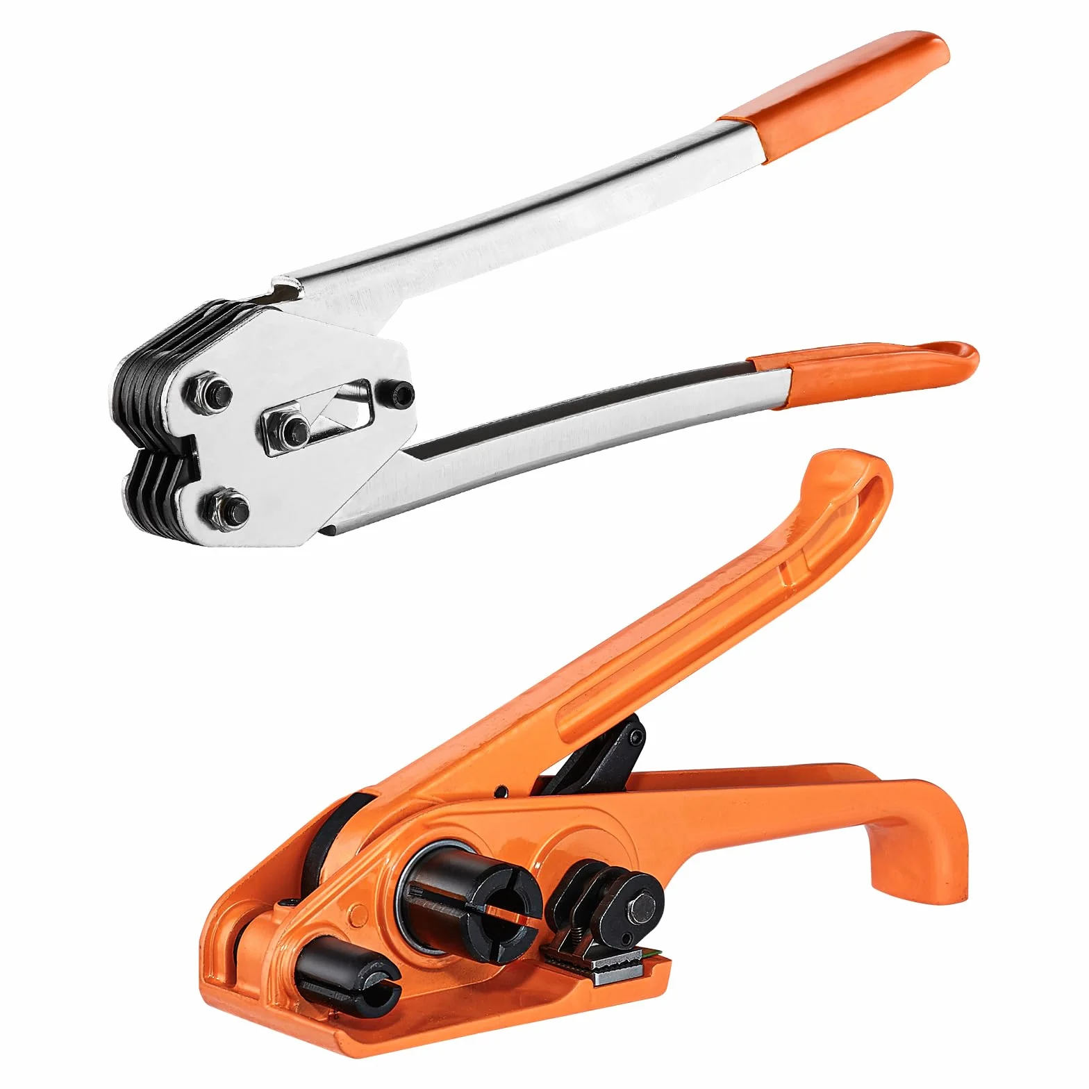 VEVOR Kit de flejado con herramienta tensora y selladora, banda PP 3280 pies, 1000 sellos metal, embalaje paletas