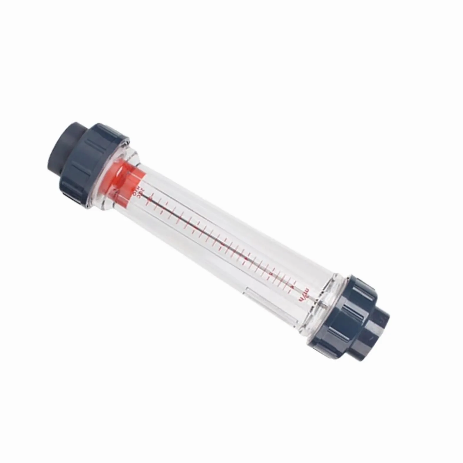 Rotámetro de plástico LZS-50, medidor de flujo de tubo Medidor de flujo de tubería industrial for medición de líquidos de tratamiento de agua(LZS-50 0.6-6m3-h,Female Thread)