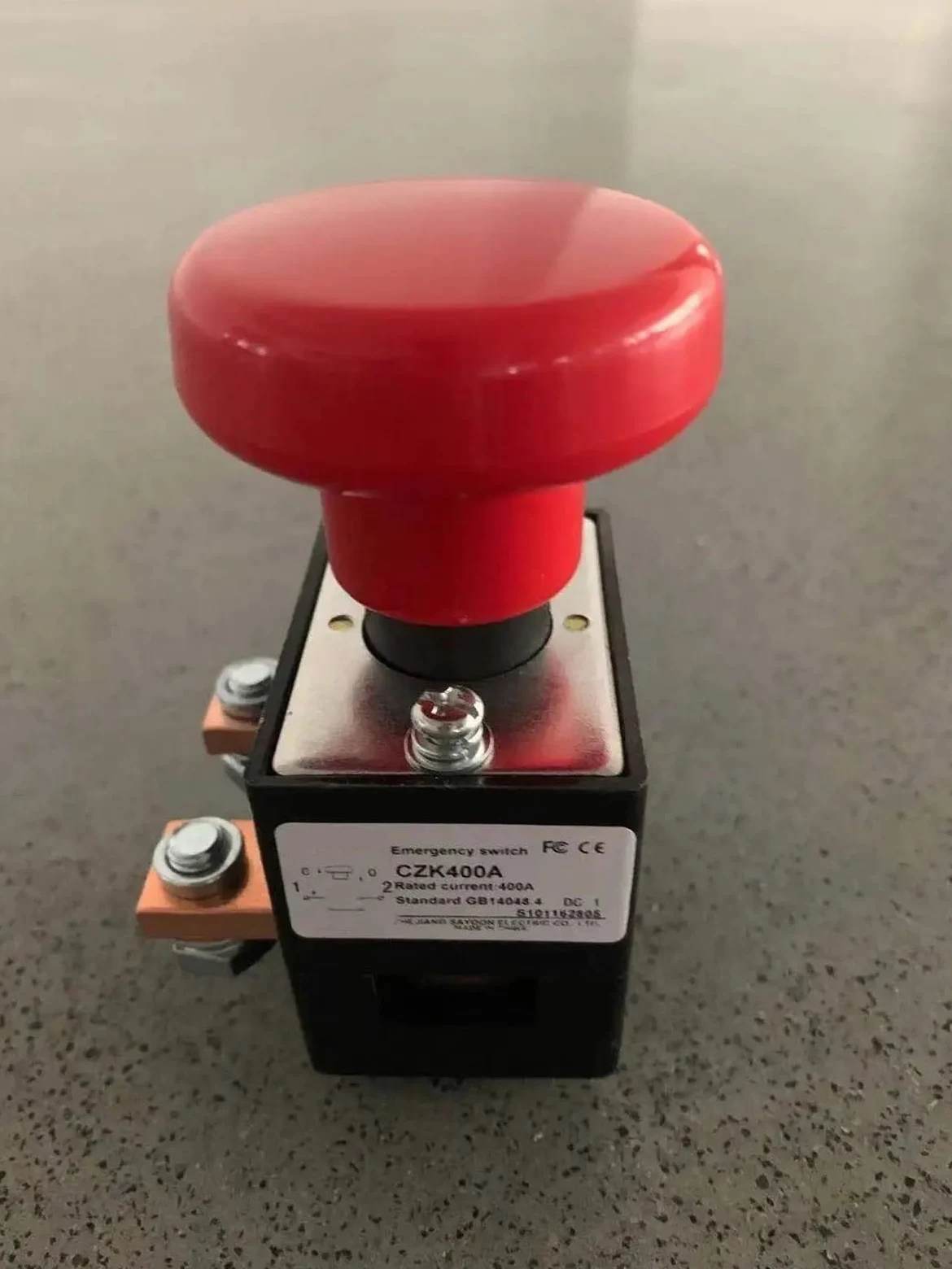 INTERRUPTOR DE EMERGENCIA CZK400A/ ZJK400A/ ED400A interruptor de parada de emergencia for varios automóviles BOTÓN PULSADOR