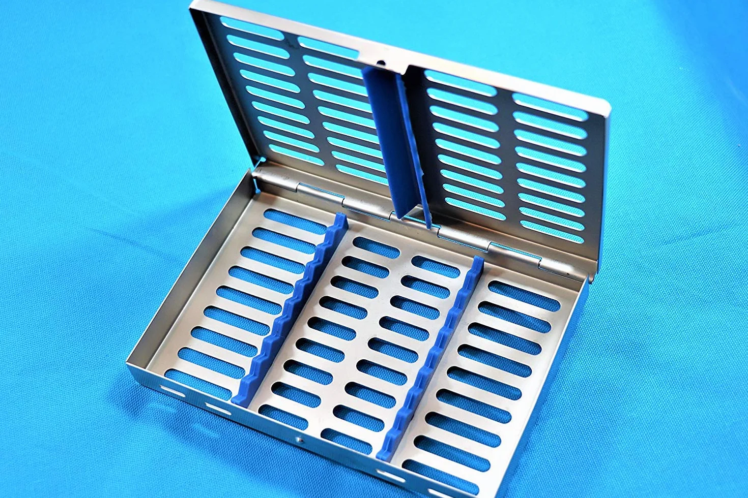 Bandeja de esterilización para cassette con capacidad para 10 instrumentos en autoclave
