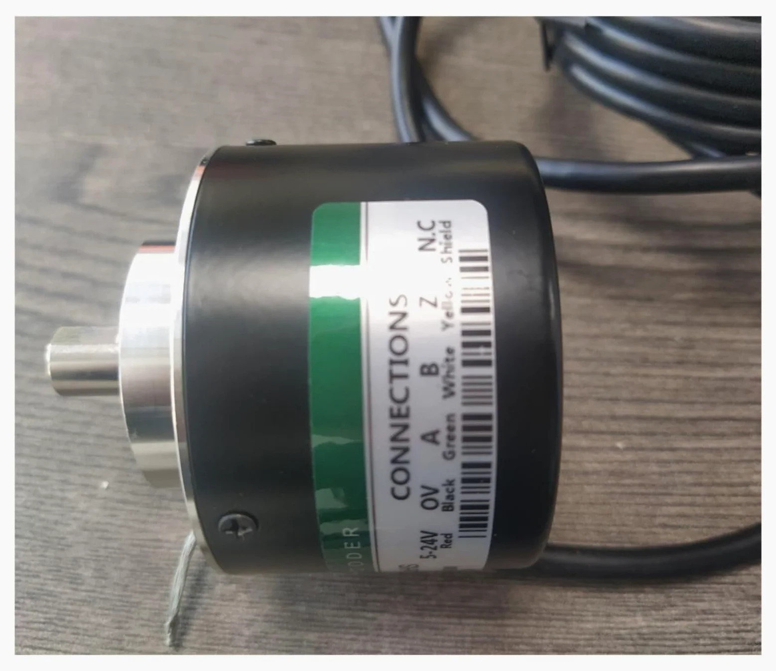 Encoder Rotatorio, Codificador Incremental Fotoeléctrico 5810 Diámetro Exterior 58 Mm Diámetro Del Eje 10 Mm 100-2500 Pulso(2000PPR)