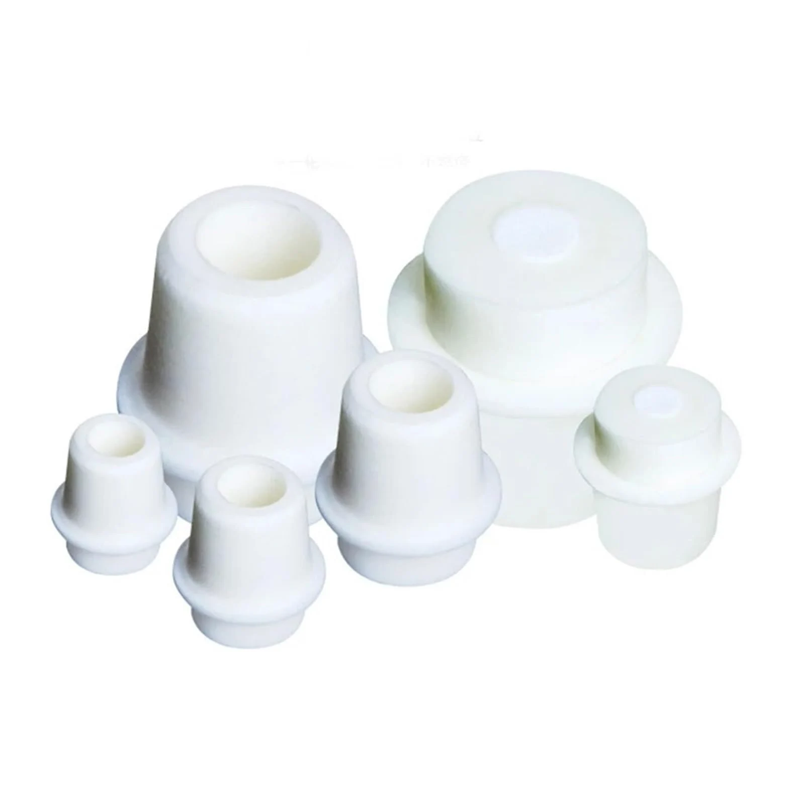 10 unids/Pack matraz cónico tapón de Silicona matraz Erlenmeyer de Vidrio tapón de Botella de Gel de sílice | 37mm 41mm 10pieces