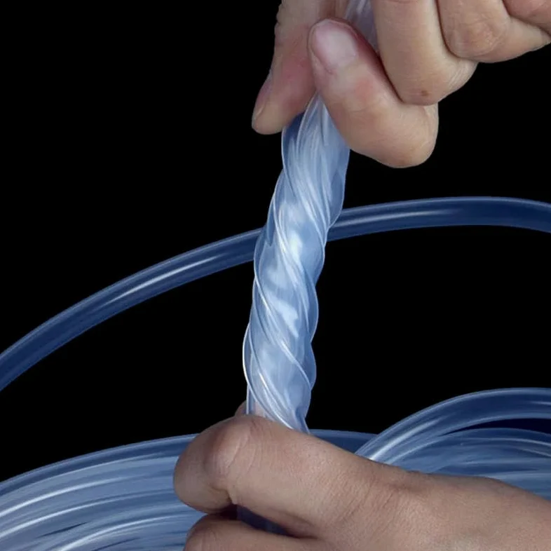Manguera de tubo de silicona transparente de grado alimenticio insípido resistente a altas temperaturas dispensador de agua bomba peristáltica hogar-5 metros-ID17x OD22mm
