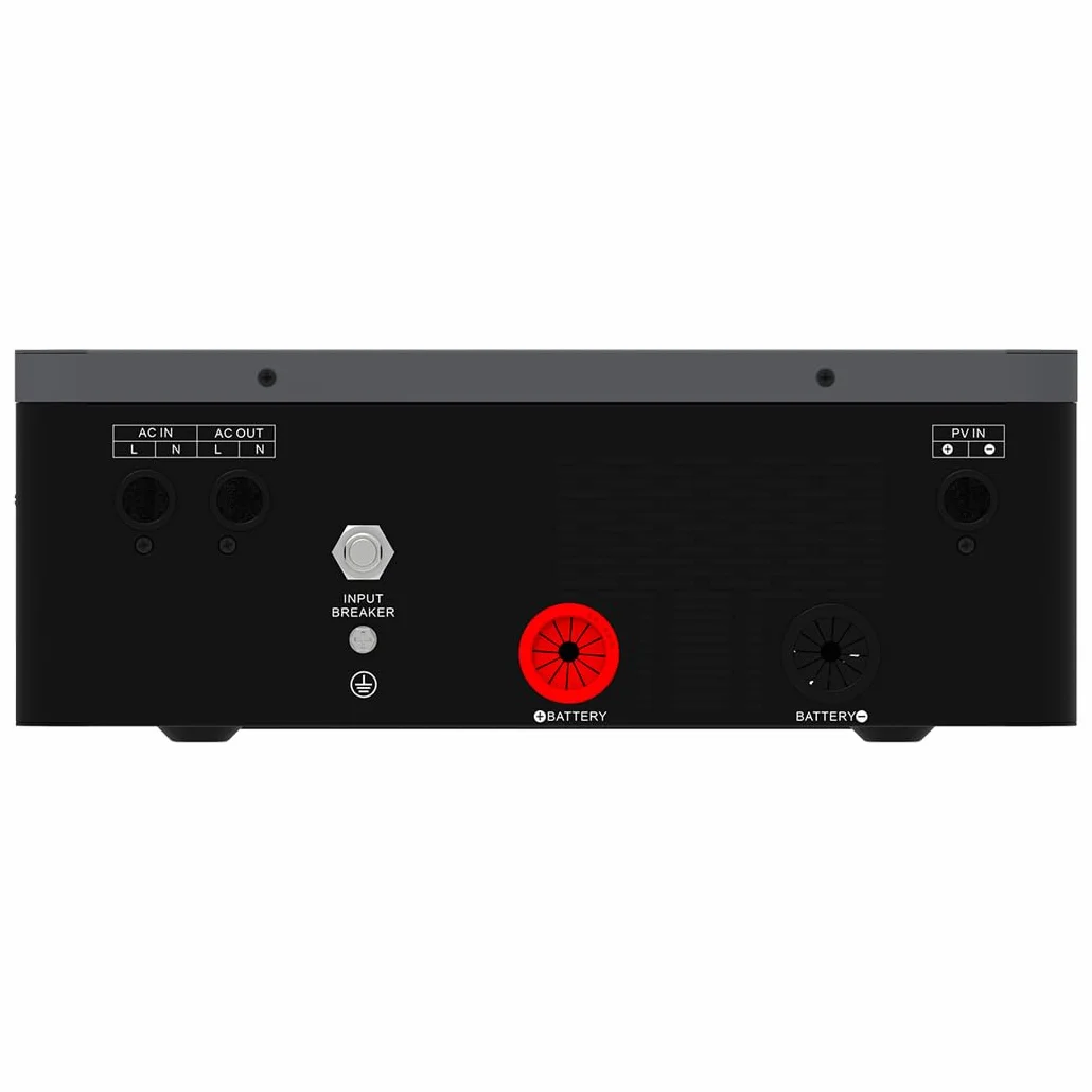 Y&H Inversor solar híbrido de 4200W con dos voltajes de batería 12V 24V integrado MPPT 100A cargador solar máximo potencia PV 4000W entrada con BMS WLAN comunicación independiente de la red