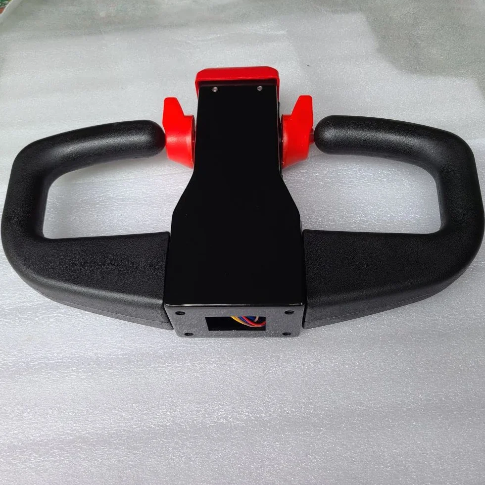 CH-01 con acelerador electrónico ET-126, conjunto de palanca de accionamiento de cabezal de timón de mango de funcionamiento para apilador eléctrico, camión de paletas eléctrico