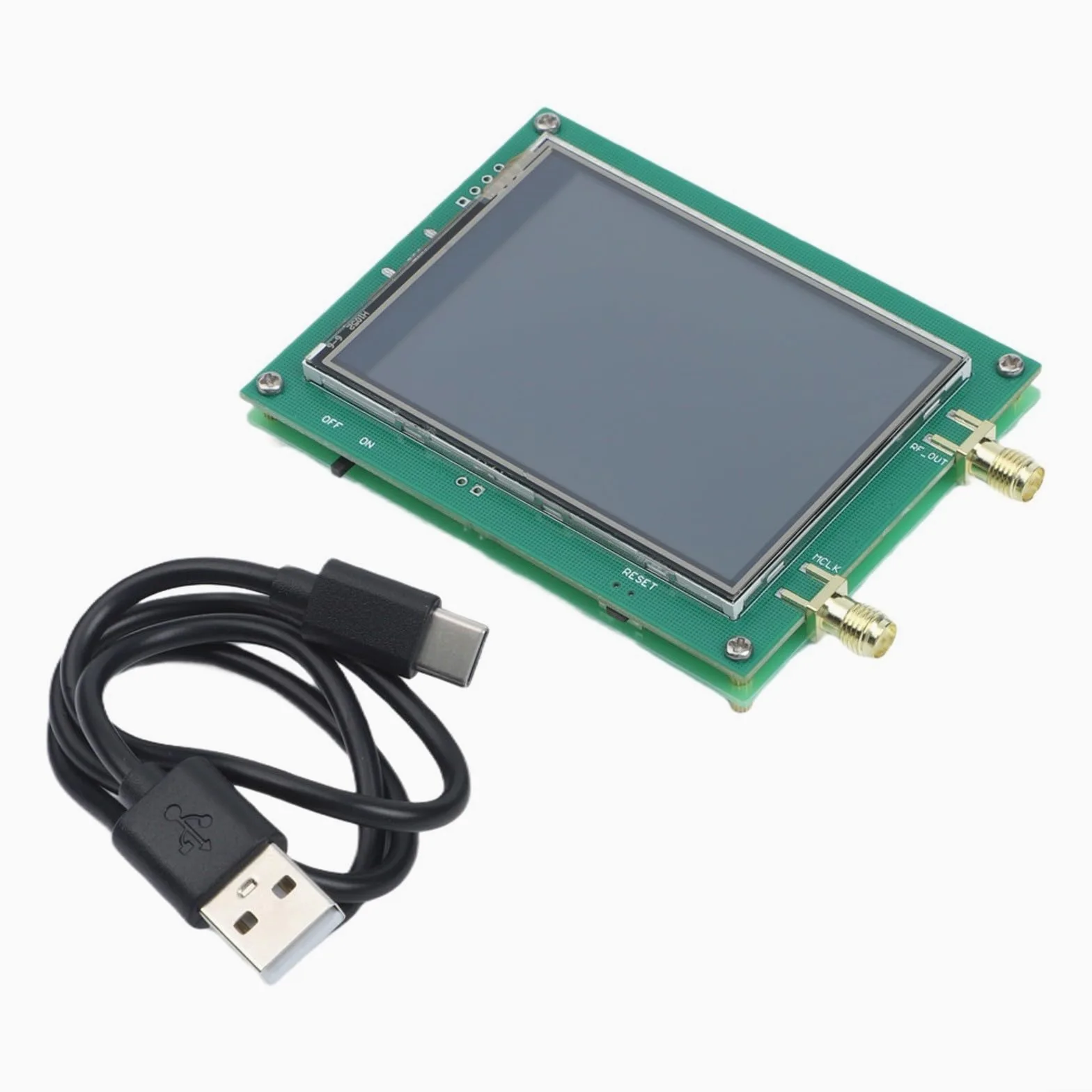 Pantalla táctil de poco ruido de la fuente del generador 23.5-6000MHz MAX2870 RF de la señal para la prueba de laboratorio