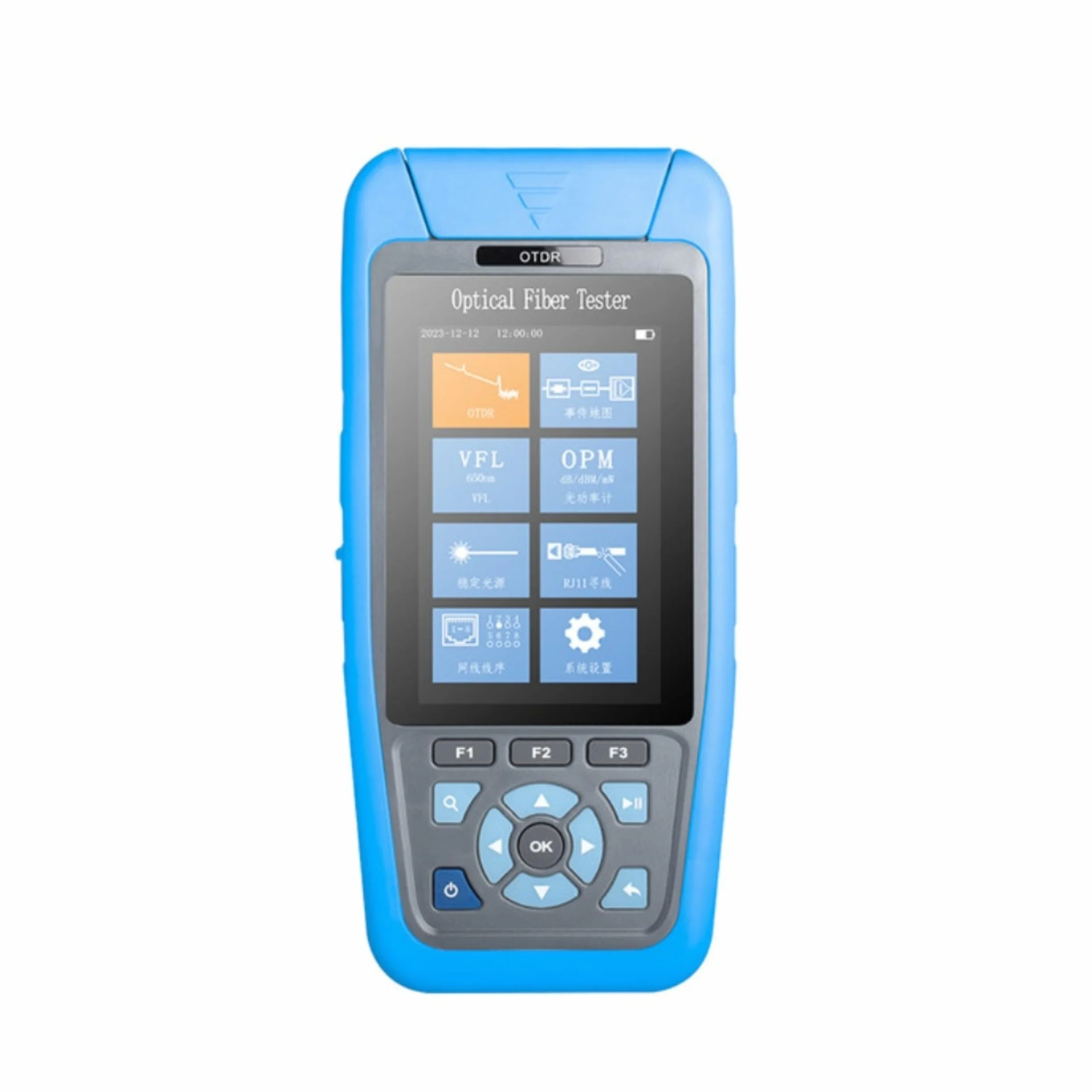 Otdr Multi-Function Fiber Reflectometer, Eight Functions, Event Map, Opm, Vfl, 1310 1550nm Para centros de datos(1310 1550nm APC)