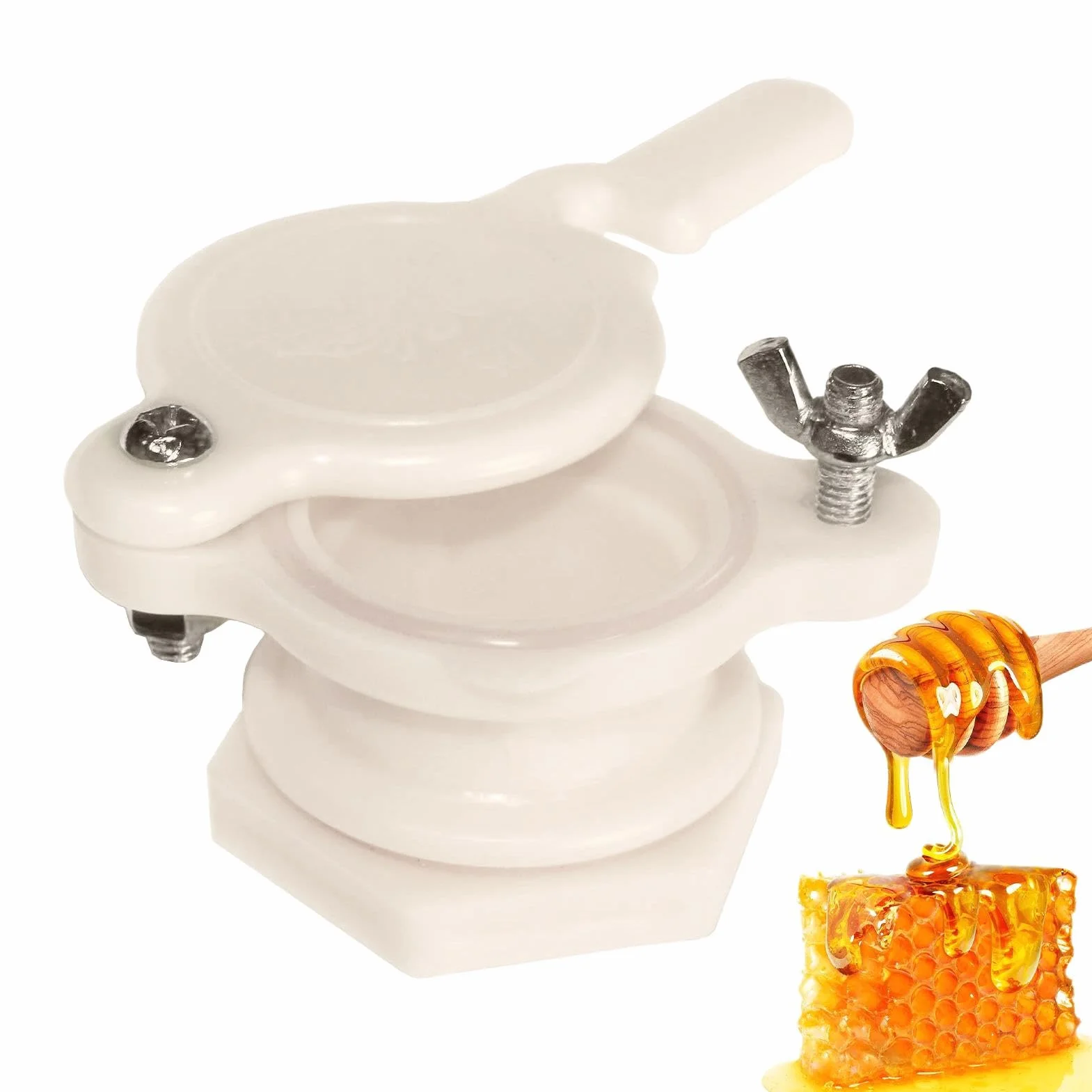 Grifo para cubo de miel, grifo para extractor de miel - Grifo para compuerta con extractor de miel | Suministros extractores de flujo de miel para control de apicultores para fábricas de miel,