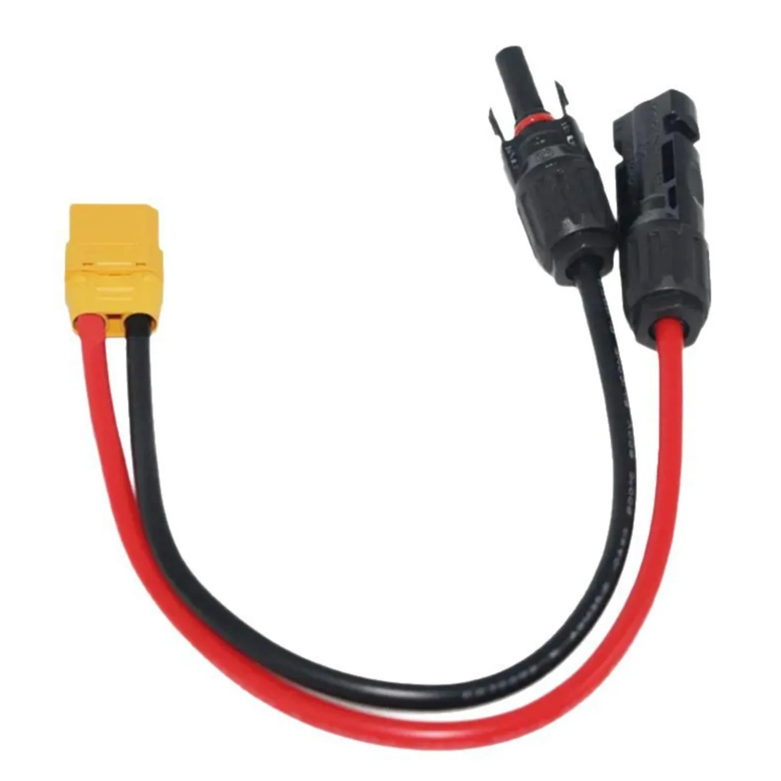 Cable de transferencia de energía solar de alta calidad, terminales dorados, flexible, resistente al frío, para conexión de batería, cable de extensión de estación de energía solar