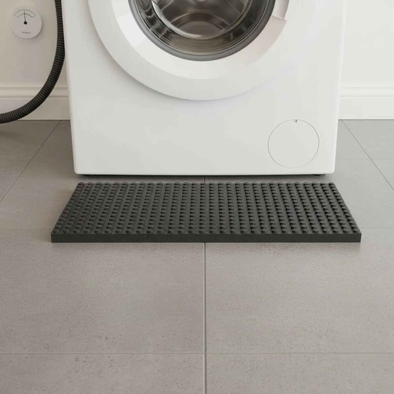 Gralara Almohadilla Antivibración Cojín Antigolpes Bloque de Goma Base Sólida Resistente a Temperatura Adecuada para Aire Acondicionado Modular Compresores , 600 400 16mm , 1 PC Partícula
