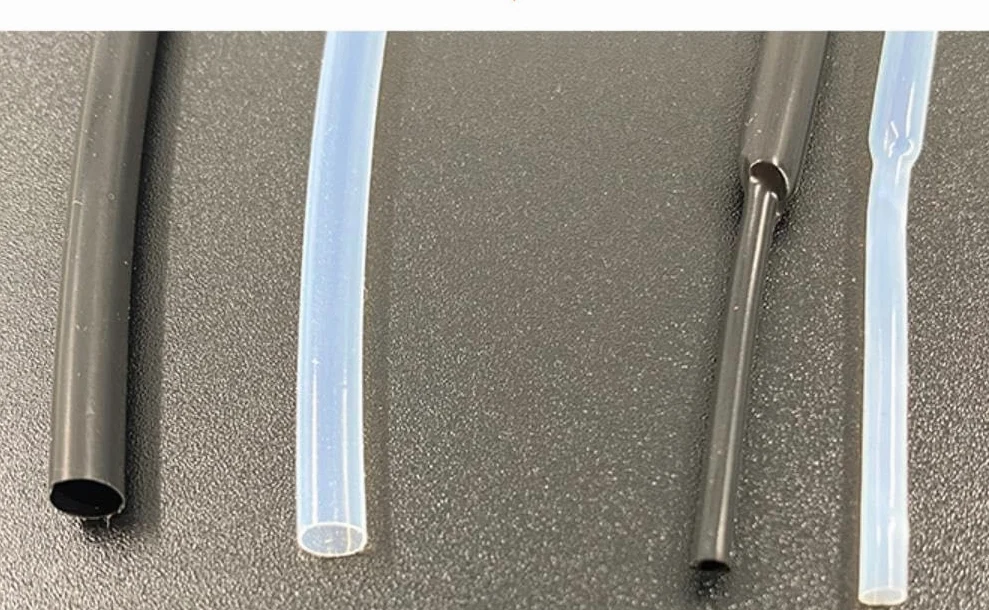 Tubo retráctil de PTFE, 4,5mm, 5mm, 5,5mm, 6mm, 7mm, Tubo termorretráctil de PTFE, manguera termorretráctil, resistente al calor, corrosión 1,7 Transporte Flexible(4 to 7mm)