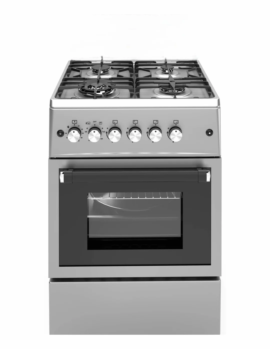 ALPHA VULCANO LUX-60 Cocina de Gas Inox Encendido automático Wok