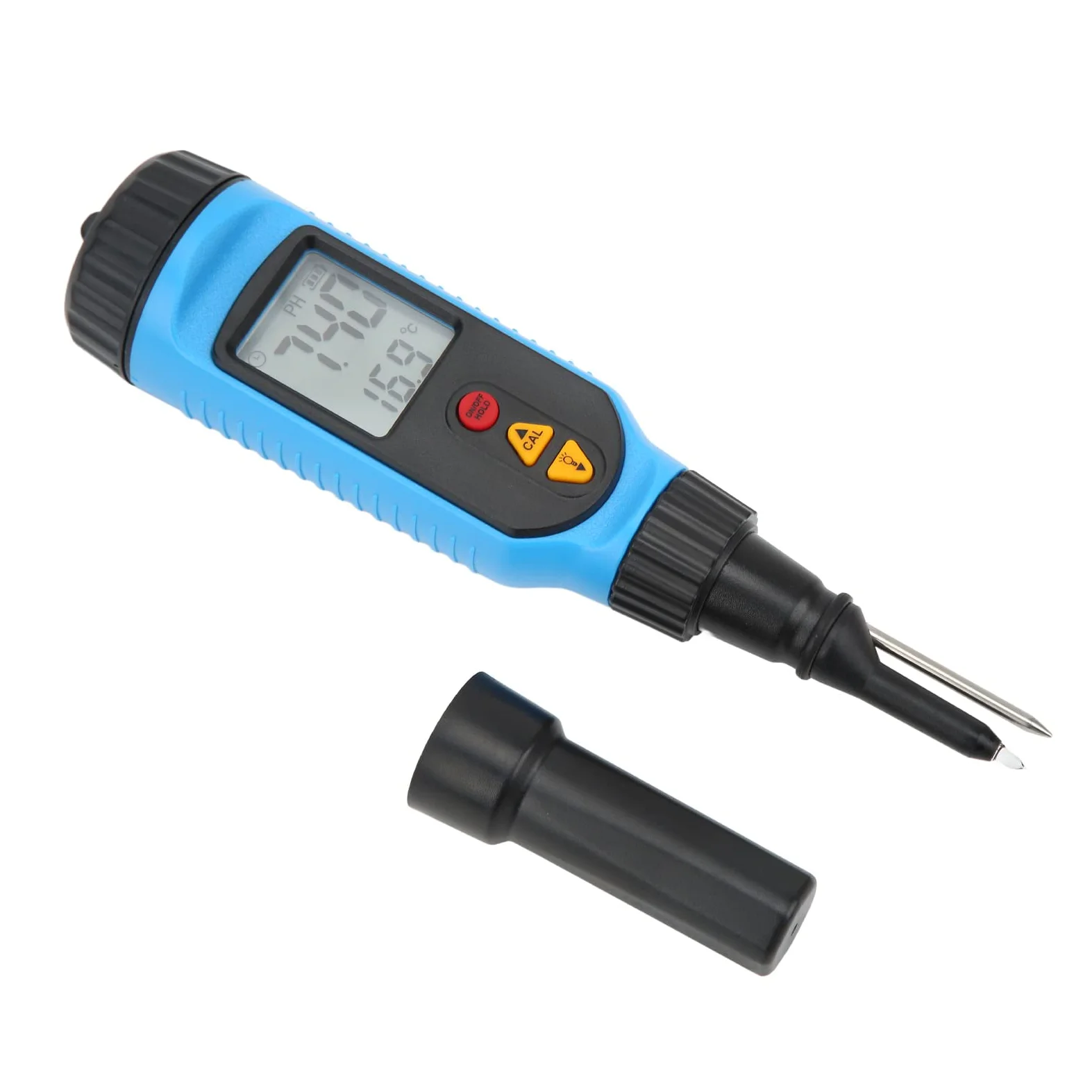 Marhynchus Tester de PH Pen, Medidor de PH Digital para Agua de Alta Precisión Tipo de Pluma Probador de para Hidroponía Piscina y Acuario de Bebidas para el Hogar, Tester LCD